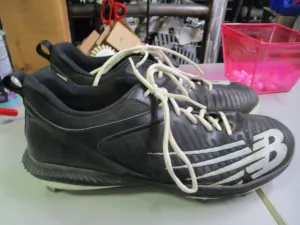 Used New Balance Metal Baseball Cleats Size 15 (missing 1 insole)