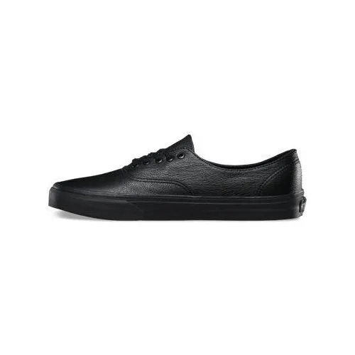 Vans - Authentic Leather Black/Black - womens mens unisex Clearance