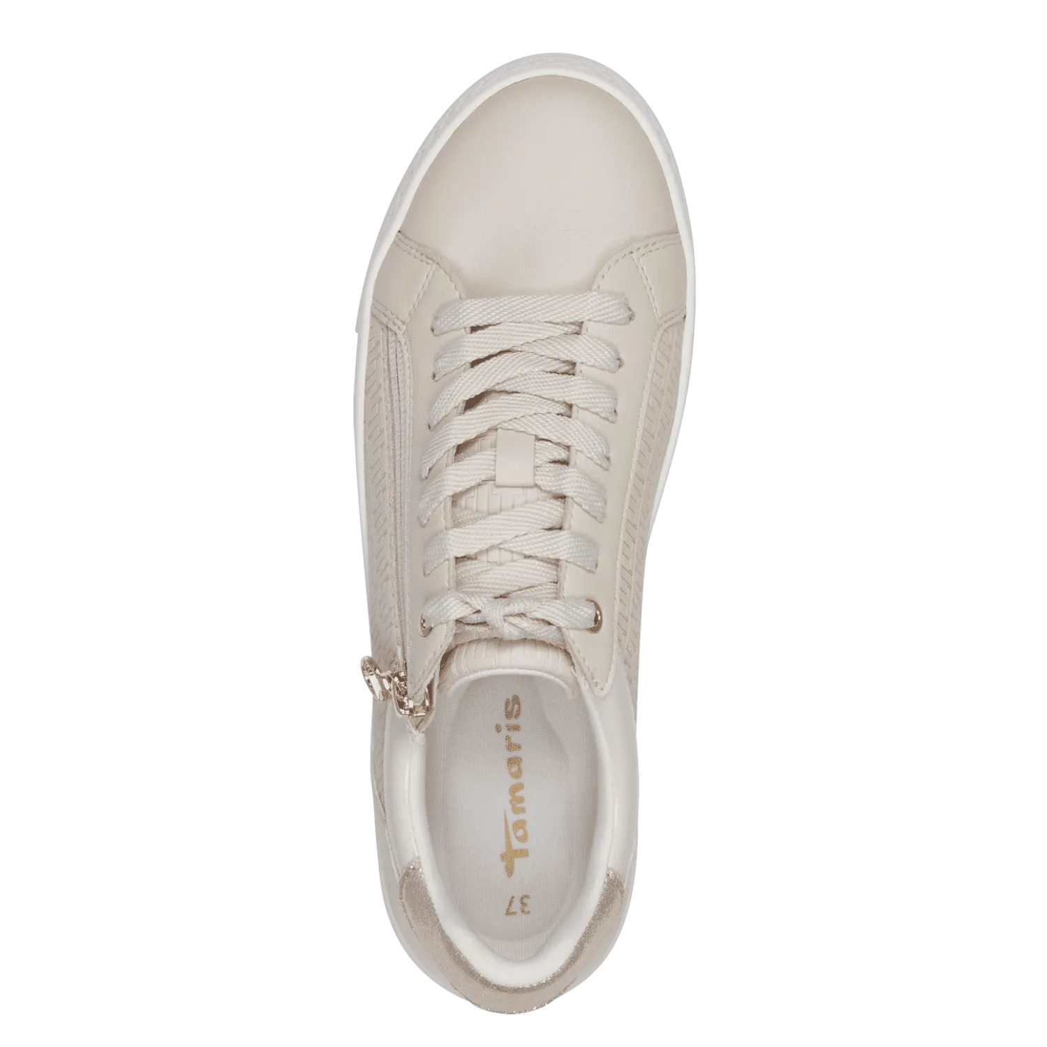 Vegan Trainer - Ivory/Gold