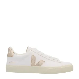 VEJA Campo Chromefree Leather White Platine Trainers