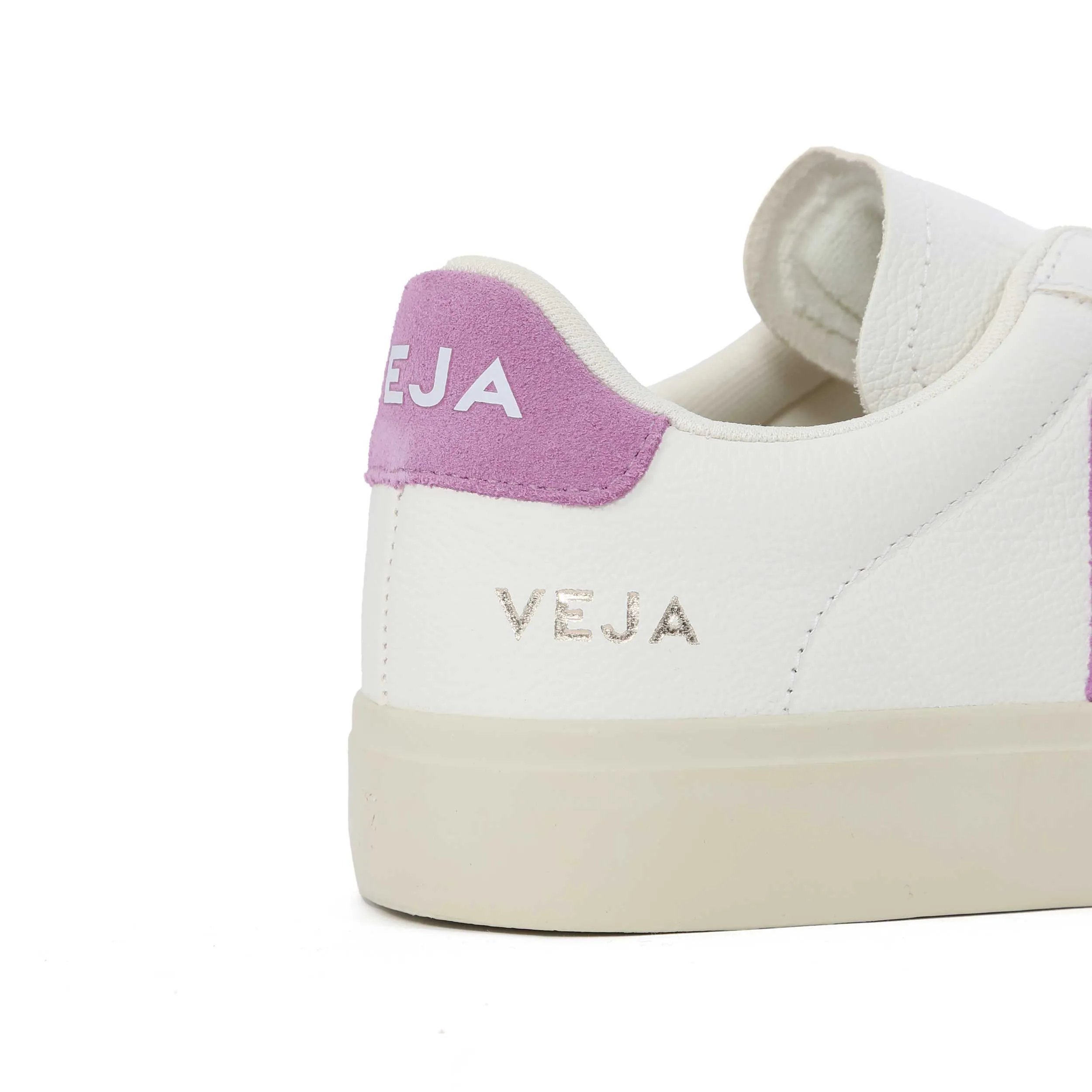 Veja Campo Ladies Trainer in Extra White & Mulberry