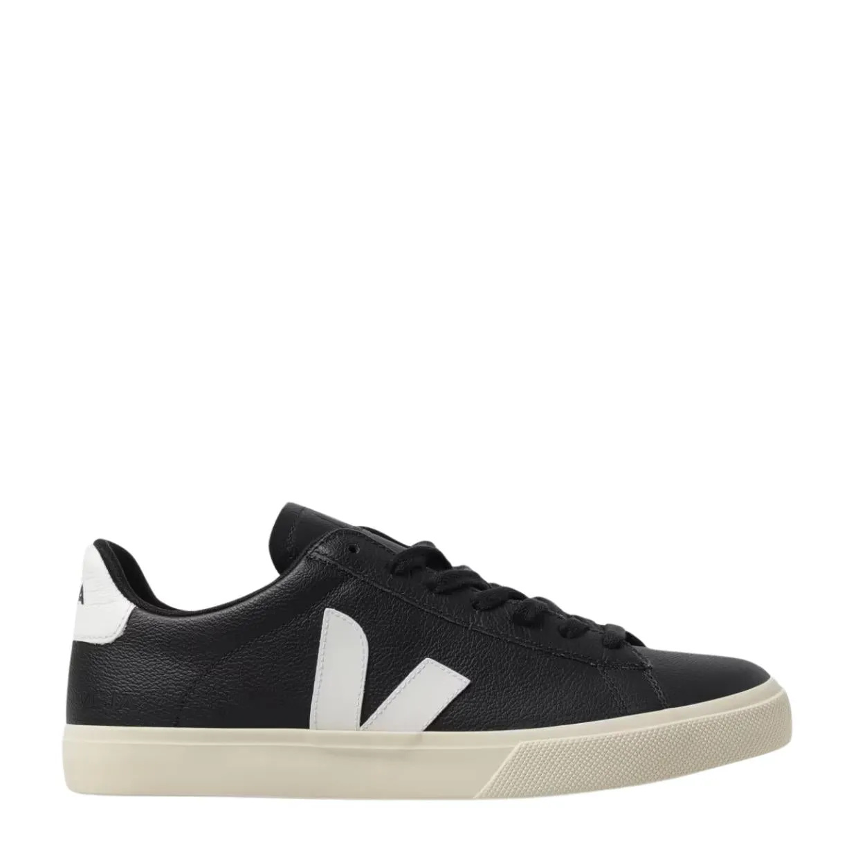 VEJA Campo Leather Black/White Trainers