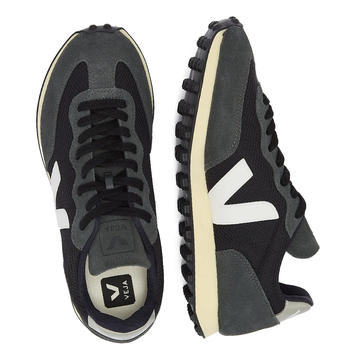 Veja Rio Branco Alveomesh Womens Black / White Trainers