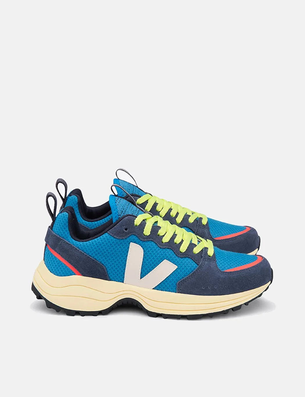 Veja Venturi Hexamesh Trainers - Swedish Blue/Butter Sole