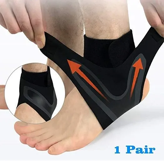 WALK-FREE™ THE ADJUSTABLE ELASTIC ANKLE BRACE - Ankle Support Brace,Elasticity Free Adjustment Protection Foot Bandage,Sprain Prevention Sport Fitness Guard Band