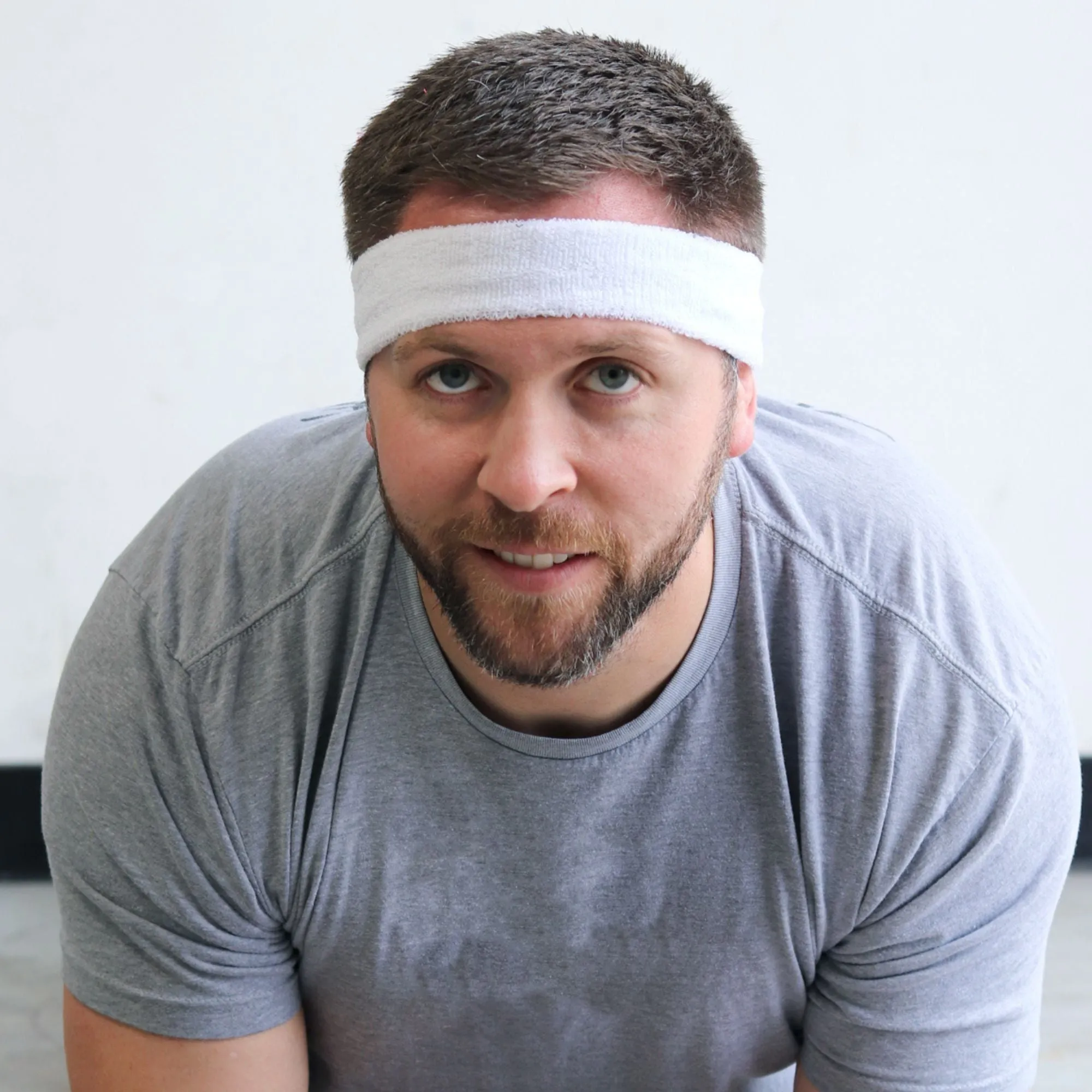 White Head Sweatband