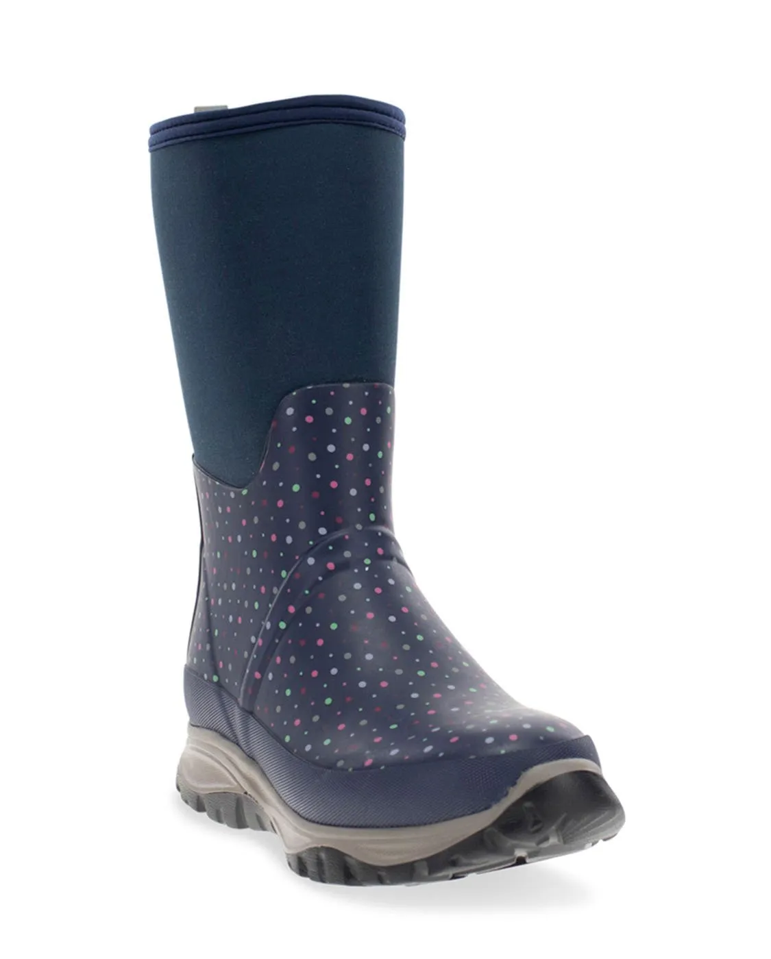 Women's Dainty Dot Neoprene Mid Cold Weather Boot - Navy