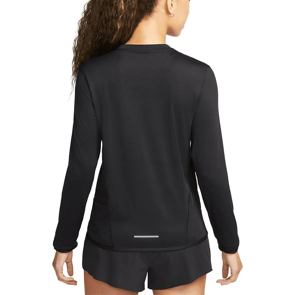 Womens Dri-Fit Swift Element Long Sleeve Top Black