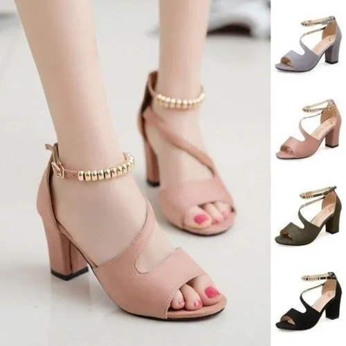 Women's High Heel Sandals Peep Toe Shoes - A21