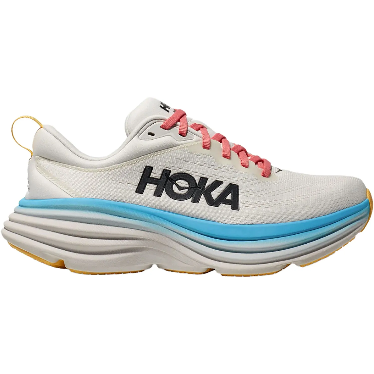 Women's Hoka Bondi 8 Blanc De Blanc/Swim Day Mesh Mesh