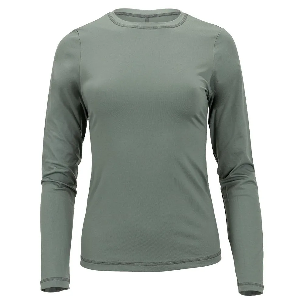 Women's UV Colors Long Sleeve Tennis Top Army