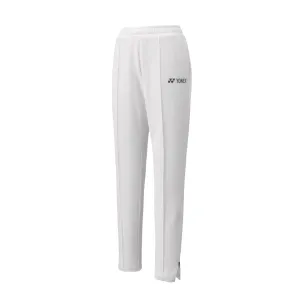 Yonex 67064A Ladies White 75th Anniversary Edition Warm-Up Pants [White]