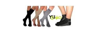 YoU Compression® 2 Knee High/1 Leg Sleeve/1 Ankle Socks 20-30 mmHg