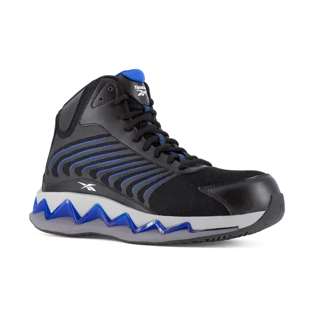 Zig Elusion Heritage Composite-Toe Athletic Work Boot Black/Blue